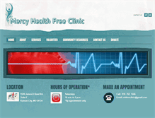 Tablet Screenshot of mhfreeclinic.com